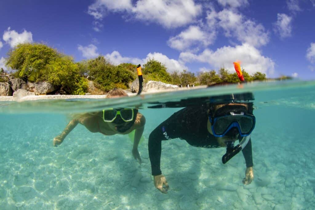 Ontdek de magie van de onderwaterwereld van Curaçao met de snorkeltrip van Jan Thiel Diving