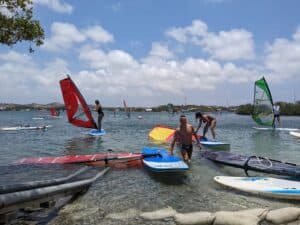 Leer windsurfen op CuraƧao